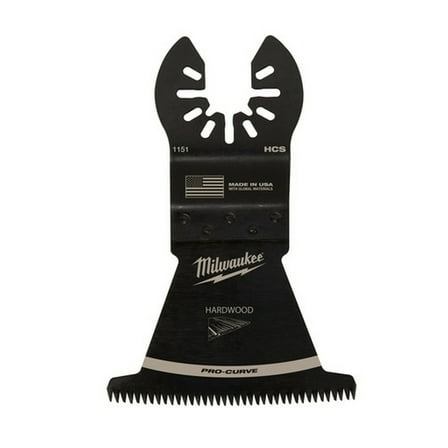Pack of 1, Milwaukee 49-25-1151 Open-Lok 2-1/2 In. Hcs Japanese Tooth Pro-Curve Hardwood Blade