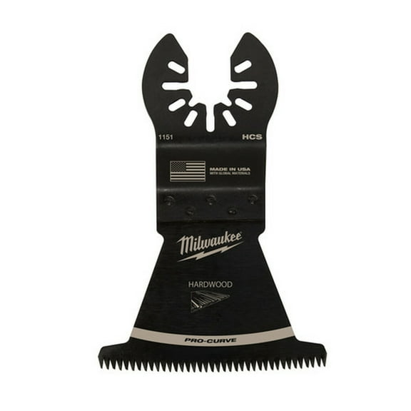 Pack of 1, Milwaukee 49-25-1151 Open-Lok 2-1/2 In. Hcs Japanese Tooth Pro-Curve Hardwood Blade