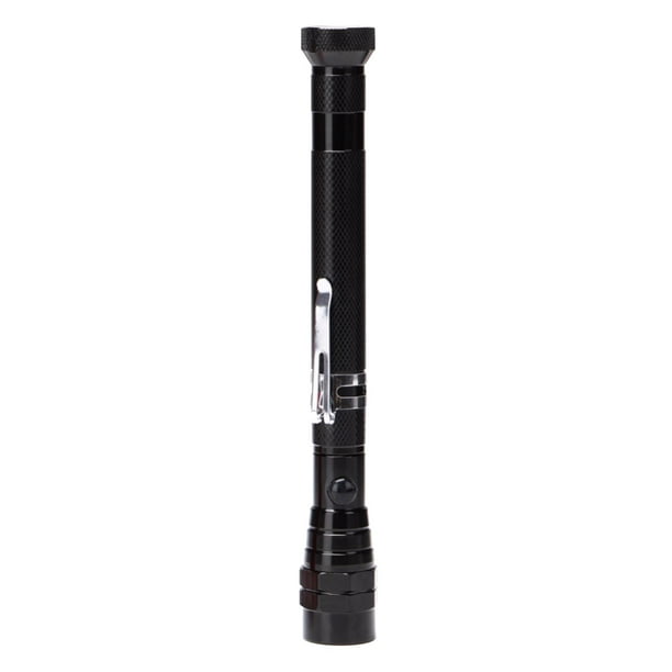 3 x LED Telescópico ble Extensible Led Linternas Antorcha Magnética Cabeza Pick Negro Cola Lámpara de cabeza de antorcha telescópica