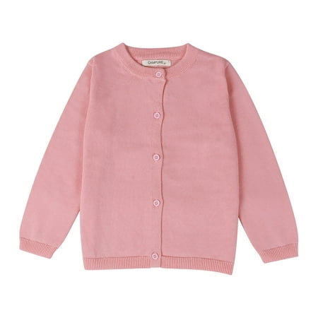 

GEZHEN Winter and Fall Toddler Kid Boys Girls Clothes Knitted Colorful Solid Sweater Cardigan Coat Tops Girls Basic Jacket Casual Style Rain Jacket Fashion