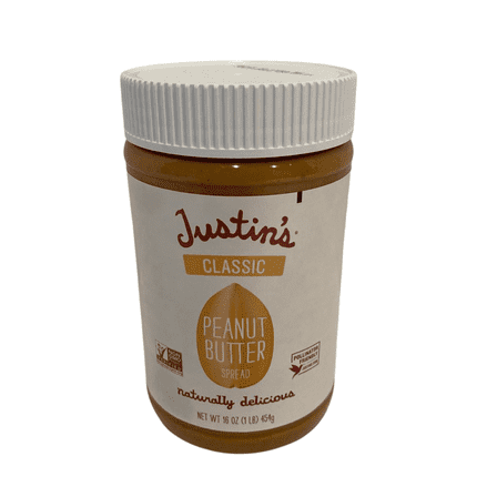 Justin's Classic Peanut Butter Spread Non-GMO Verified Pollinator Friendly 16 oz