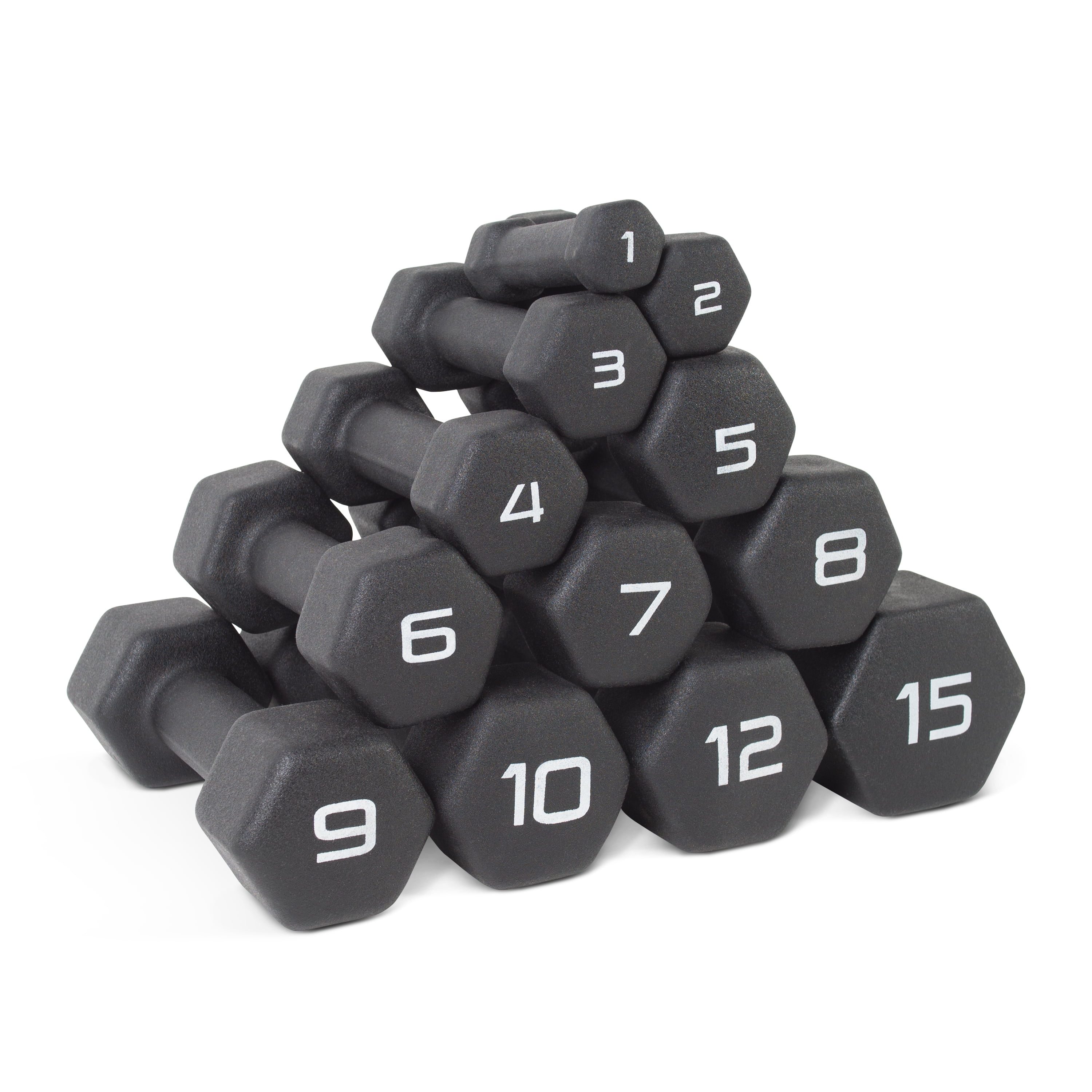 CAP Barbell, 4lb Black Neoprene Dumbbell, Single