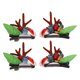 thumbnail image 1 of Pinzas para el cabello navideñas 2 pares de colores brillantes horquillas navideñas con astas de reno lindas cómodas y elegantes para fiesta ANGGREK  Otros, 1 of 8