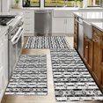 thumbnail image 6 of Farmhouse Kitchen Rugs Set 3 Piece, Boho Kitchen Mats for Floor, Non-Slip Kitchen Rug Waterproof Mats for Kitchen, Runner Rugs for Hallway Laundry Holiday Sink Decor, 6 of 12