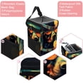 thumbnail image 2 of Dog Retro Foldable Car Trash Bin with Lid, Leak-Proof, Hanging Storage Bag - Trash Can for Car, Car Garbage Can, 2 of 6
