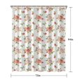 thumbnail image 5 of Pioneer Flower Floral Print Pattern Shower Curtain 72"x84", Bathroom Decorative Shower Curtain Set with 12 Hooks, Waterproof Washable, 5 of 6