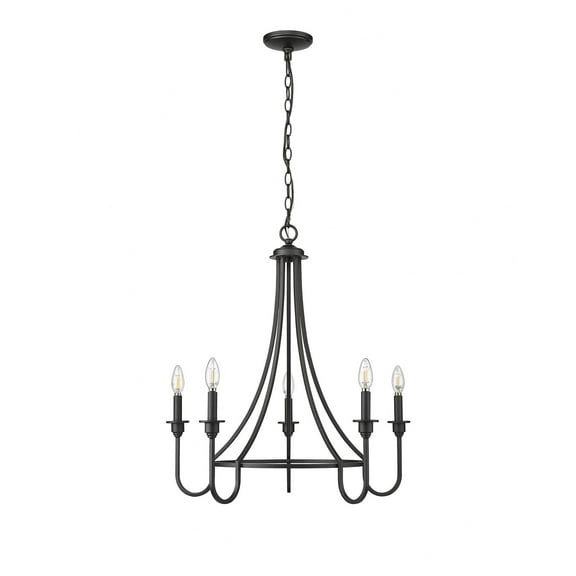 Millennium Lighting  Artemis 5/6 Chandelier Ceiling Light Matte Black - 5