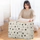 thumbnail image 4 of Bolsa de almacenamiento de colchas de gran capacidad | Organizador de tela impermeable y gruesa | Cierre de cremallera para ropa, mantas y ropa de cama | Almacenamiento plegable para equipaje de, 4 of 6