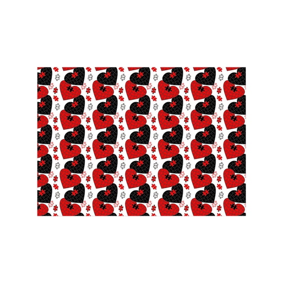 Heart Birthday Gift Wrapping Paper, Valentine's Day Wrapping Paper Sheets for Women Girls, for Birthday Wedding Holiday Party Supplies (B)