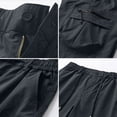 thumbnail image 5 of LNZGNM Mens Cargo Shorts Breathable Loose Golf Shorts Athletic Elastic Waist Drawstring Work Shorts Jogger Shorts with Multi Pockets,Gray XL, 5 of 5