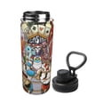 thumbnail image 2 of The Cuphead Show Sports Insulated Water Bottles Kettle Stainless Steel Portable Cup18OZ For Travel Gym School, 2 of 8
