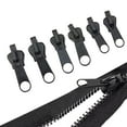 Clearance YOHOME Fixed Zipper Pull Instant Slider Kit, Set, Removable Replacement Set Black