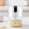thumbnail image 6 of Electric Mini Garlic Chopper, Cordless USB Food Processor with Portable Veggie Mincer, Rechargeable Kitchen Blender for Onion, Ginger, Chili, Meat, Spices, Baby Food, and Daily Meal Prep, C, 6 of 7