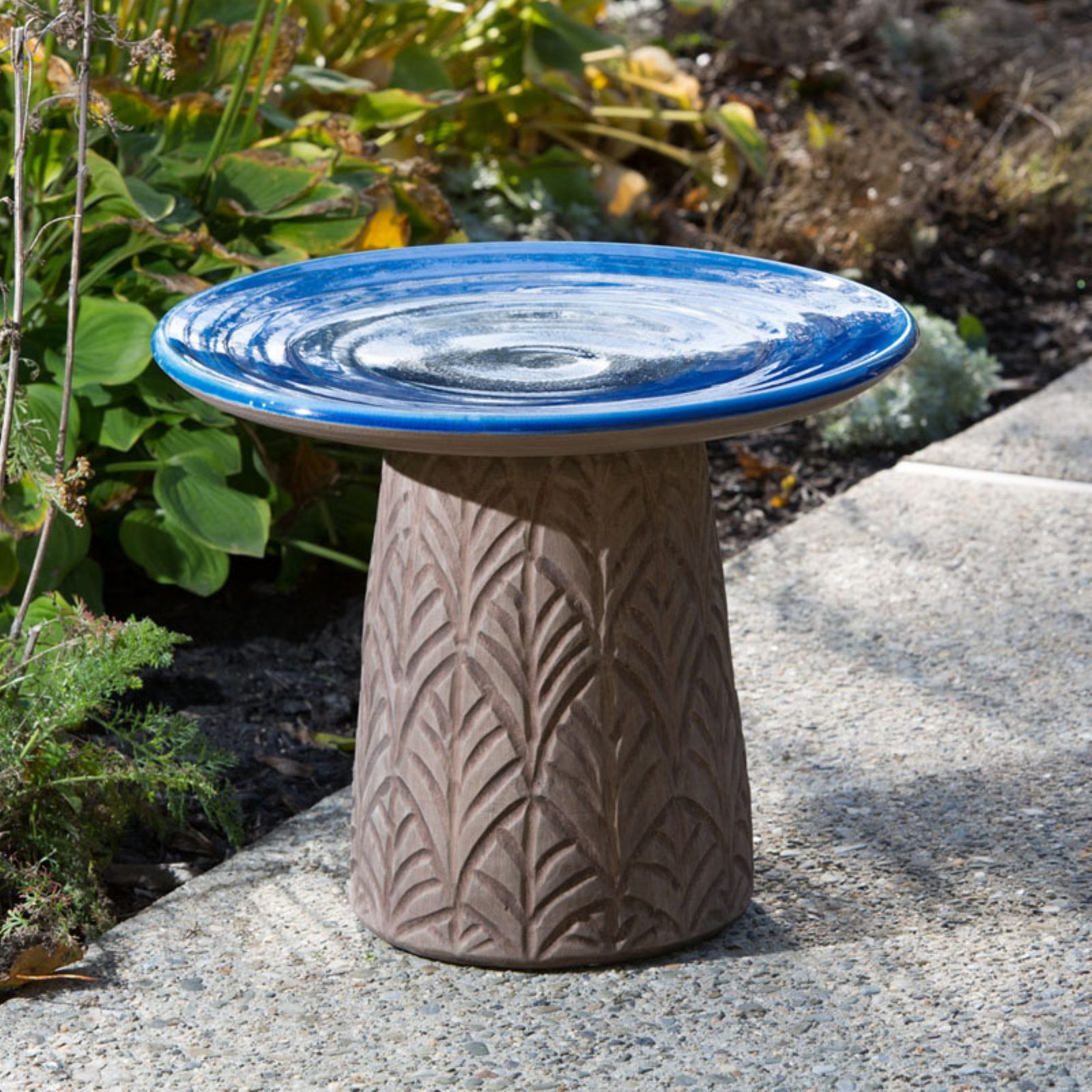 Alfresco Home Nakoda Ceramic Bird Bath Walmart Inventory Checker