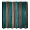 thumbnail image 2 of Ambesonne Rustic Shower Curtain, Vertical Cottagecore Artwork, 69"Wx84"L, Cocoa Teal, 2 of 4