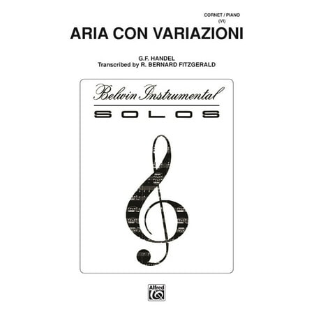 Aria Con Variazioni - B-Flat Cornet (Trumpet) Solo Sheet