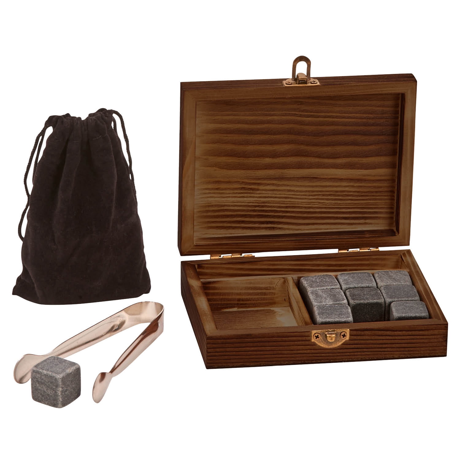 Initials Personalized Whiskey Stone Set