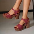 thumbnail image 1 of WILLBEST Sandalias Cómodas De Verano Para Mujer, De Tacón Alto, Cómodas, Informales, Elegantes, Con Punta Abierta, Para Vacaciones, Trabajo, Citas Y Atuendos., 1 of 8