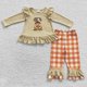 thumbnail image 1 of Ropa de dormir de Halloween para niños, conjunto de camisa de manga larga, pantalones, pijamas para niños pequeños, ropa de noche de calabaza, venta al por mayor, 1 of 2