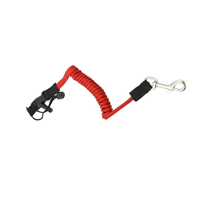 Greeniant Accesorio de fijación de cuerda de remo de canoa, palas simples antipérdida, cuerdas de resorte, accesorios de fijación flexibles, herramienta Deportes acuáticos Rojo Greeniant OD019461-02