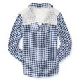 thumbnail image 2 of Camisa con botones Aeropostale a cuadros azul XS, 2 of 2