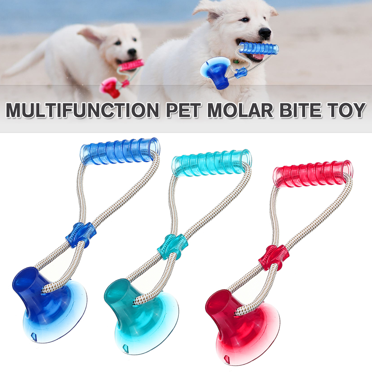 1 pc Multifunction Pet Molar Bite Toy Molar Stick Toys Toy For Dog