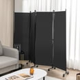 thumbnail image 2 of Biombo de 4 Paneles Costway Separador de Habitaciones 225 x 30 x 173 cm Gris oscuro, 2 of 10