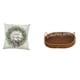 thumbnail image 1 of Funda navideña de poliéster para sofá, coche, oficina, con cesta de mimbre tejida, frutero ovalado, organizador de cocina, bandeja de ratán para plato, 1 of 8