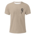 thumbnail image 4 of Vivianyo HD Short Sleeve Shirt for Men,Big Summer Fashion Casual Men's Round Neck Printed T-shirt Top, 4 of 4