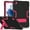 Black+Rose, variant on Dteck with Screen Protector Case for Samsung Galaxy Tab A9 8.7-inch (SM-X110/X115/X117),Shockproof 3-Layer Protection Kickstand Case Heavy Duty Cover for Galaxy Tab A9 8.7" 2023,Navy+Blue