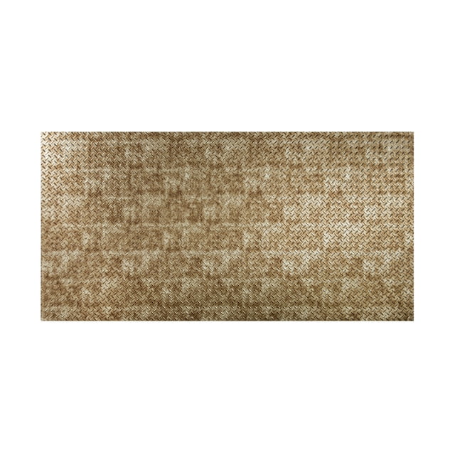 FASÄDE Easy Installation Diamond Plate Bermuda Bronze Wall Panel (4' x 8' Panel)