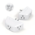 thumbnail image 1 of MesaSe 2 Pack JCBLAON Multi Plug Outlet Extender - 3 Way Outlet Wall Adapter  Cruise Essentials  Electrical Wall Outlet Splitter  Small Multiple Plug Expander For Cruise Ship Home Office, 1 of 6