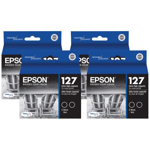 Cartucho de tinta Epson 127 DuraBrite Ultra Black Dual Pack