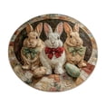 thumbnail image 2 of Tyidzon Easter Bunny Egg Faux Plushes Rocking Chair Rug And 3 D Imitation Living Room Sofa Rug And Round Carpet, 2 of 6