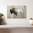 thumbnail image 2 of Elephant Stock Colorful Bison On Wood Wall Art - Horizontal Canvas Wall Art - Living Room Wall Decor - Animal Canvas - Brown And Gray Decor By Avery Tillmon - 12" x 8", 2 of 8