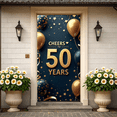 thumbnail image 5 of LUUFILx Cheers to 50 Years Backdrop Banner Decorations Golden Anniversary Party Supplies Photo Prop Background Balloon Decors Celebration Event Scenic Display, 5 of 8