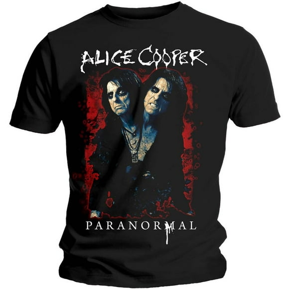 Alice Cooper Adult Paranormal Splatter T-Shirt