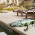 thumbnail image 6 of 49" Long Inflatable Alligator Toy, Realistic Green Alligator Design, Pool & Pond Decoration, Safari Theme Party Decor, Outdoor Display, Photo Prop, 6 of 6