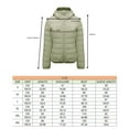 thumbnail image 7 of Wenseny Women’s Casual Zipper Lightweight Down Puffer Coat Hooded Warm Jacket Gray 2XL, 7 of 7