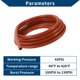 thumbnail image 4 of Ofertas Únicas 33Ft 1/2" 12mm ID 3mm Grosor Manguera de Vacío de Silicona para Aire y Agua Roja, 4 of 6