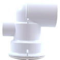 thumbnail image 7 of Waterway Plastics 210-5980 2.62 in. Body Assembly Jet Poly Ell Body with Wall Fitting White, 7 of 7