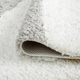 thumbnail image 5 of Uptown Shag Contemporary Shag Thick White and Gold Indoor Area Rug, 6.7' x 9', 5 of 7