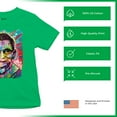 thumbnail image 4 of Tee Hunt Dean Russo Ruth Bader Ginsburg Youth T-Shirt Pop Culture Icon RBG Kids, Green, Large, 4 of 5