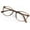 Coffee, variant on Blue Light Blocking Glasses Women Men TR90 Round Computer Eyeglasses (Coffee)