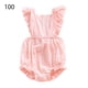 thumbnail image 2 of Mono Bebé Niña Volante fruncido Mameluco Recién Nacido CasualCute Estética Ropa de cumpleaños Hogar Accesorios para dormir Regalos para niños Rosa 100cm Inevent BA002048-11, 2 of 7