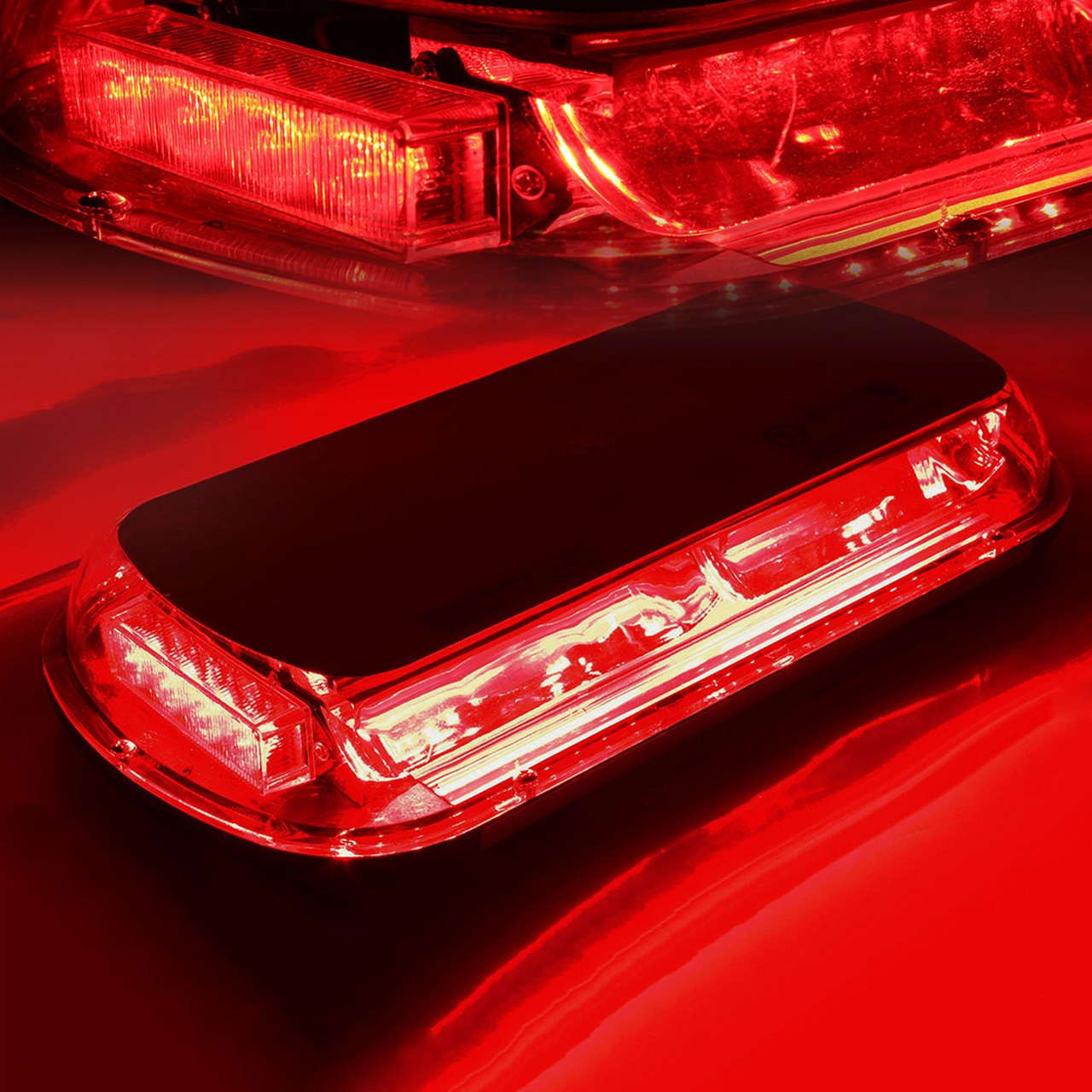 Xprite Red Flare Series 44 LED Emergency LED Strobe Light with