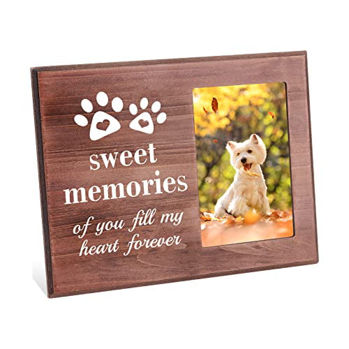 Pawprints Left By You Pet Memorial Wall Plaque 5x7 