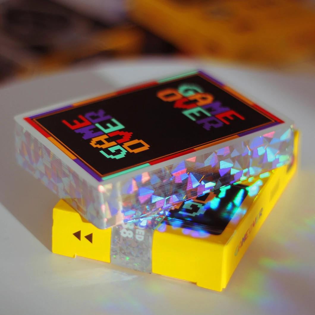Game Over Prism Gilded Playing Cards by Gemini