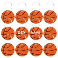 thumbnail image 1 of Etiquetas de equipaje Eyourlife Baloncesto PVC para maletas, 12 unidades, 1 of 6