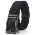 thumbnail image 2 of Yuarrent Cinturones casuales para hombres Cinturones de golf Cinturones ajustables para hombres para jeans con hebilla deslizante automática Golf negro Yuarrent OD016711-01, 2 of 6